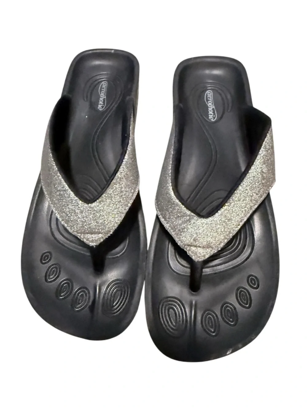 NWOT Aerothotic Women's 39 Mellow Vibe Orthotic Comfortable Flip Flops Sandal